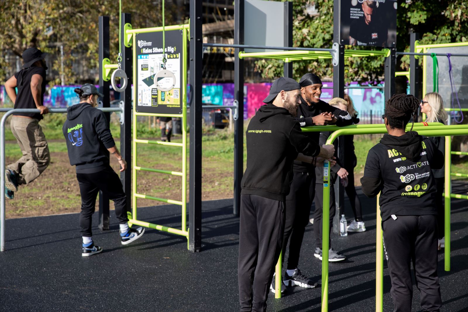 Stronger together a new outdoor gym opens with an ethos of unity